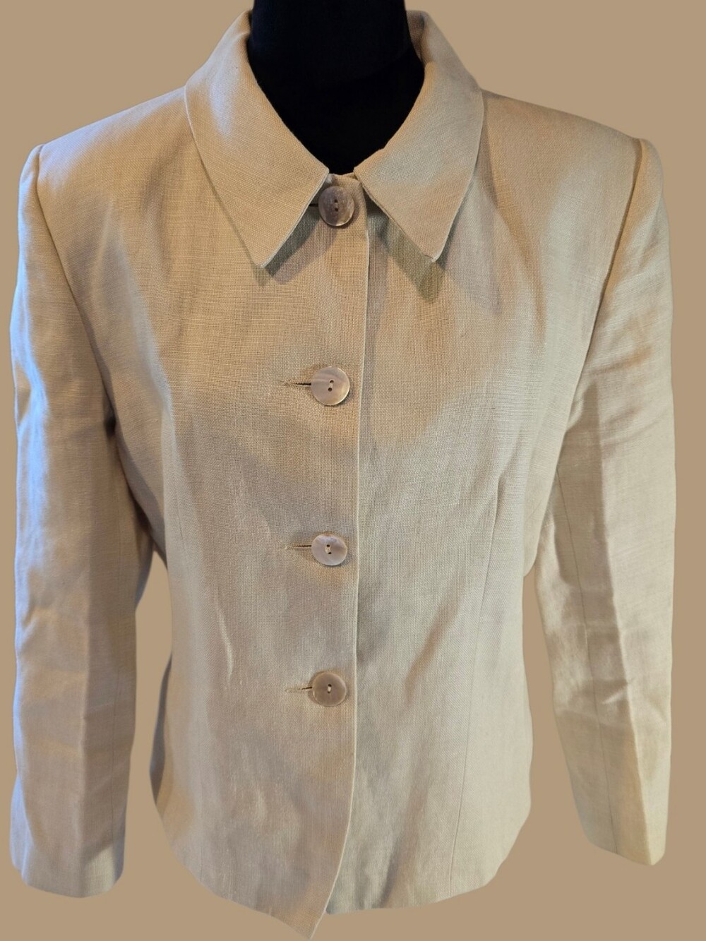 Vintage Orvis 100% Linen Jacket 10